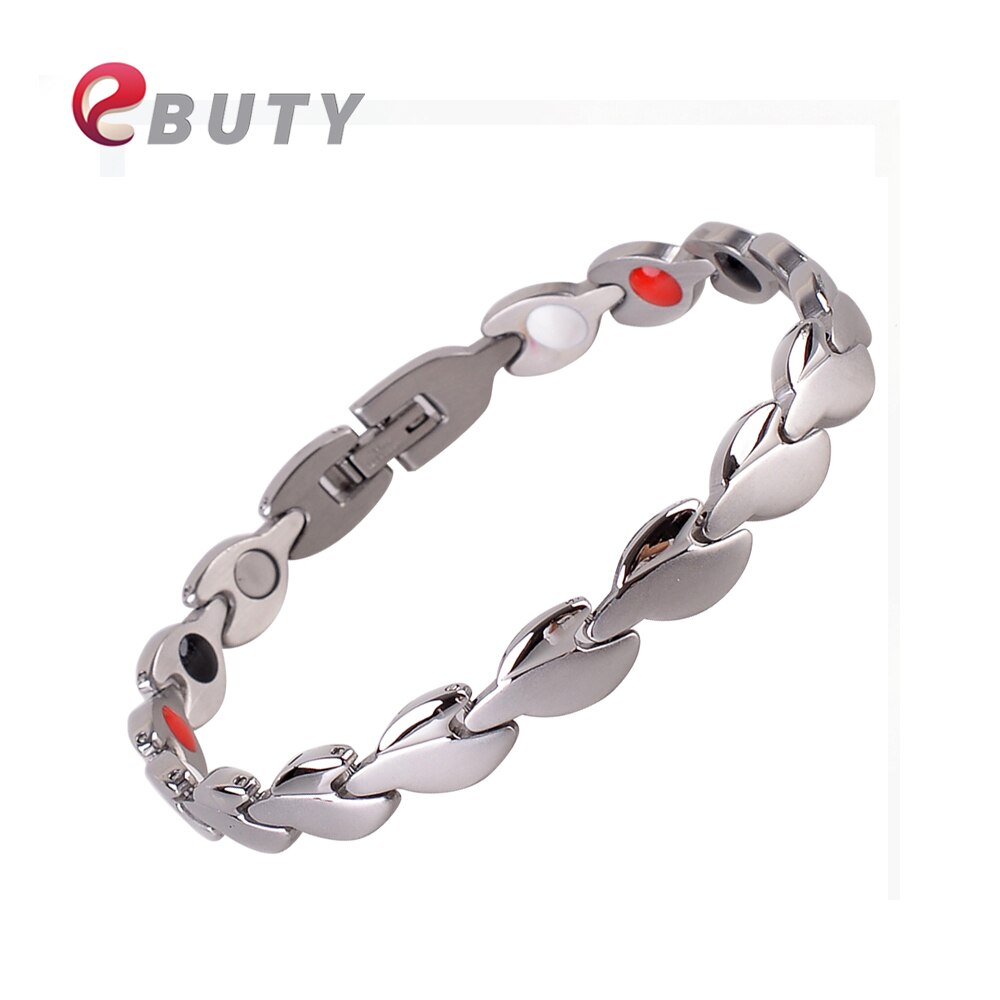 EBUTY – Bracelet à breloques énergétique pour femmes, bijoux à la , populaire, 4 éléments avec boîte