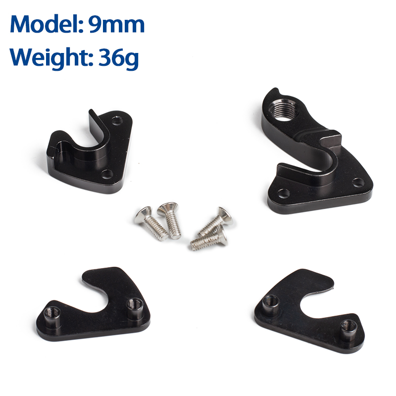 Colgador de cambio trasero de aleación para bicicleta MTB, soporte de marco, gancho trasero, piezas de bicicleta, piezas de bicicleta, 135*9mm, 148*12mm: YELLOW