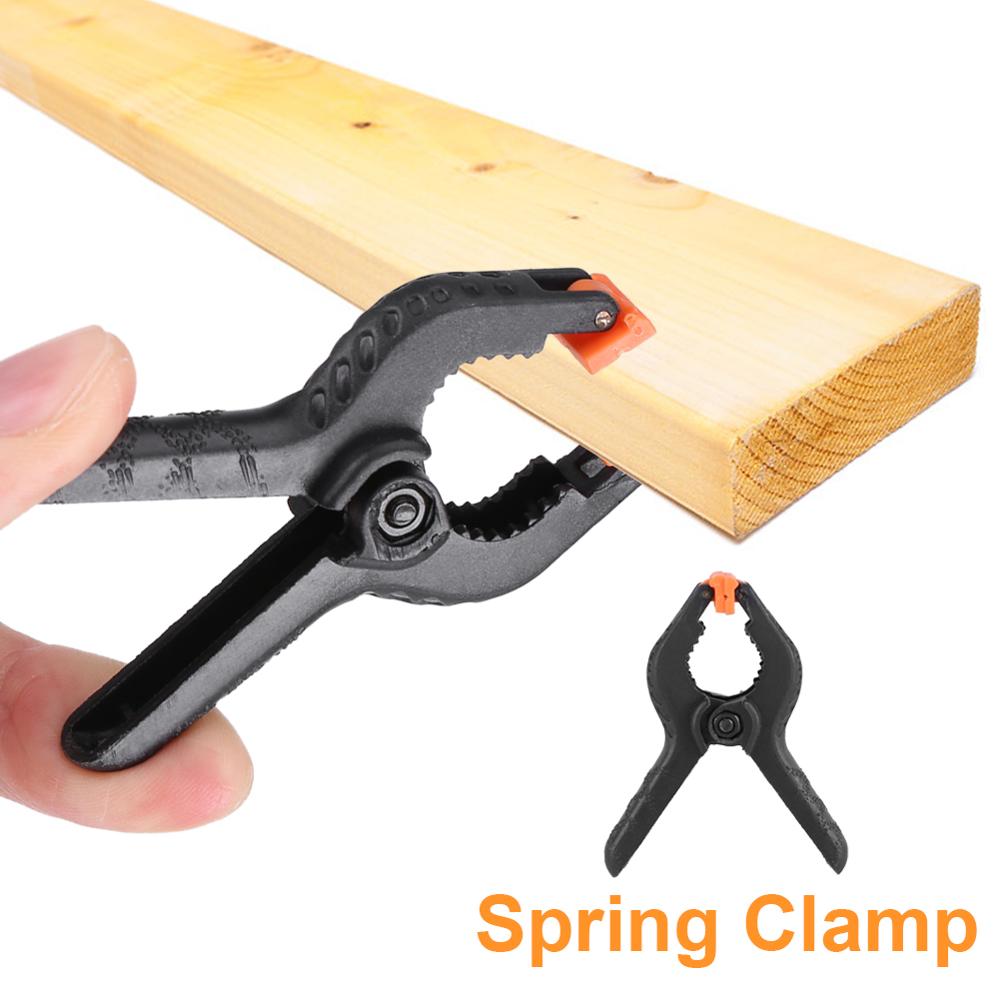 2 inch Spring Clamps DIY Phone Repair Fixture LCD Screen Fastening Clamp Woodworking Tools Plastic Nylon Clamp Spring Clip