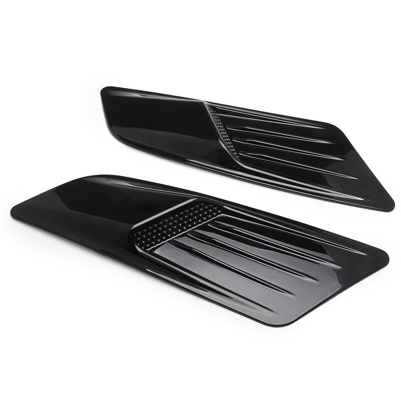 1 Pair Car Front Bonnet Vents Hood Front Hood Air Vent Molding Cover Trim Car Accessories Auto Parts bonnet hood cover
