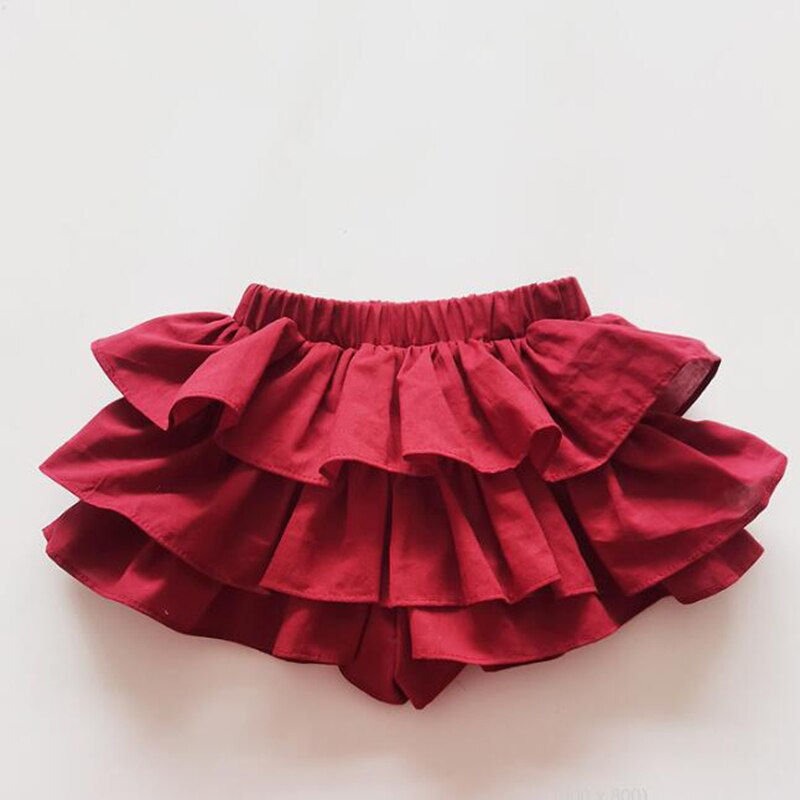 Jolie jupe en coton pour filles de 2 à 5 ans, short de princesse en Triangle, couleur unie, Style coréen, PP