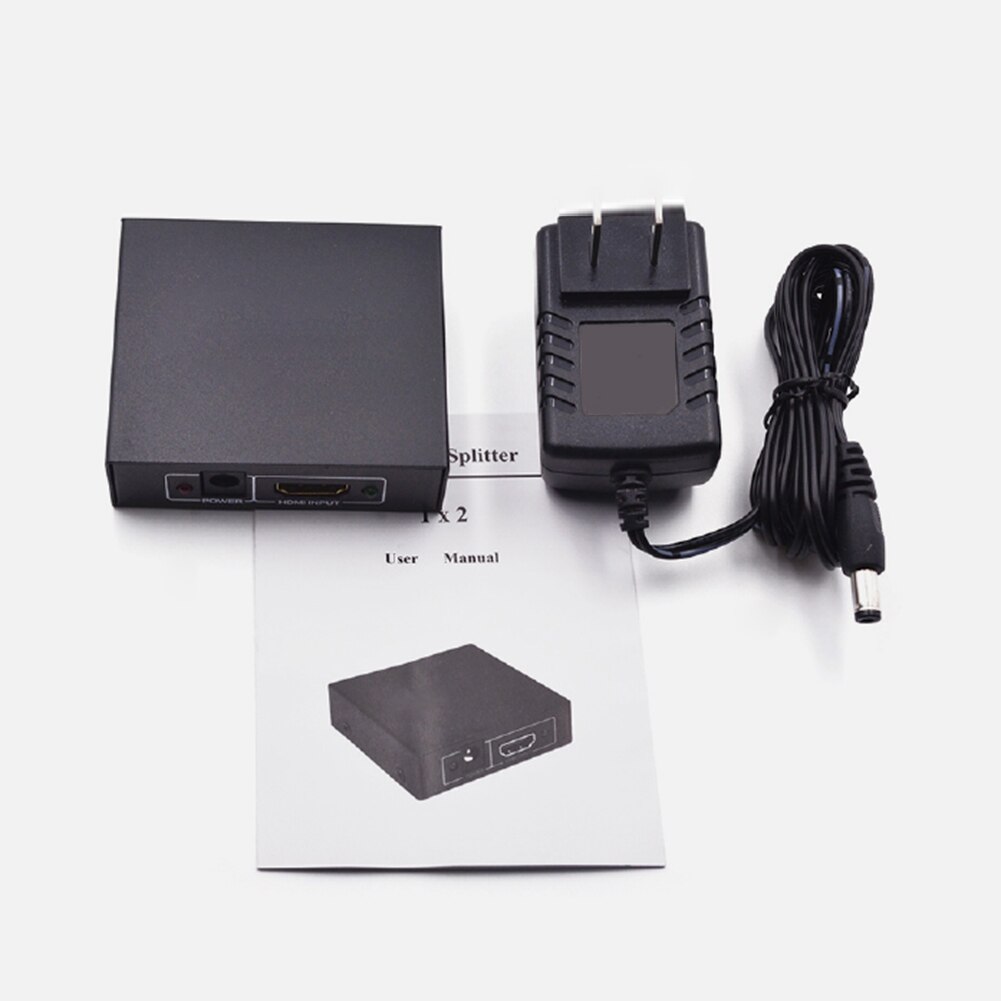 1 Ingang 2 Uitgang 19 Pins Vrouwelijke Hdmi-Compatibel Splitter Vga Video Converter Voor Dvd Speler