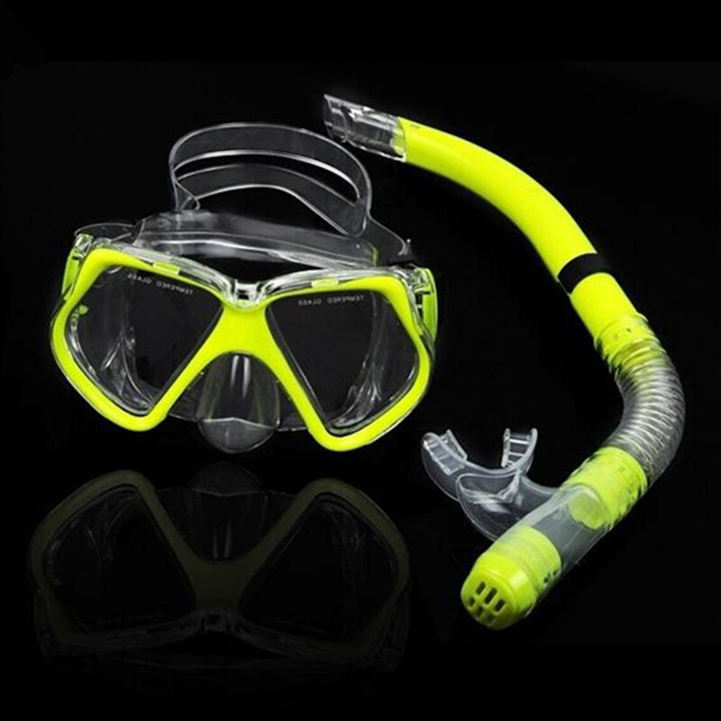 Diving Mask Scuba Mask Swim Masks Diving Mask+Snorkel Set PVC Swimming Set Water Sports