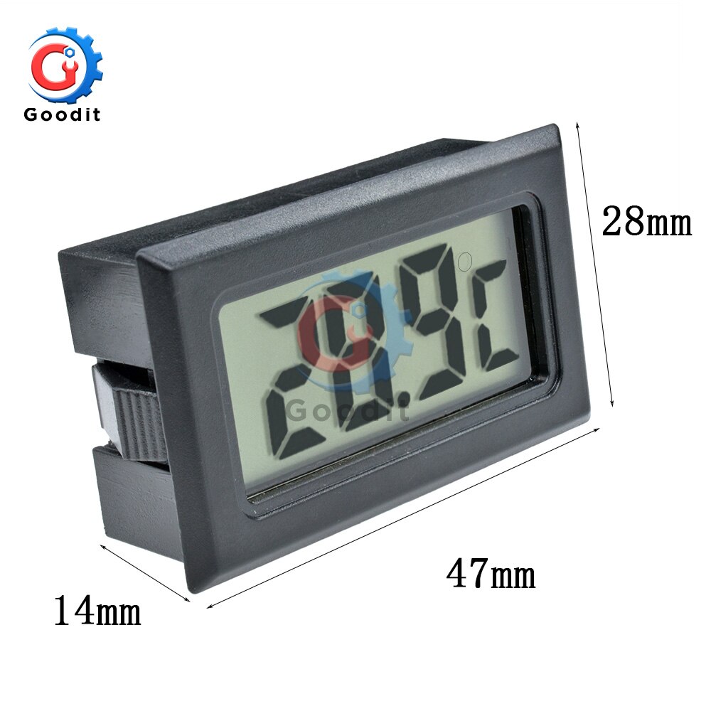 1 stuks mini lcd digitale thermometer sensor voor vriezer temperatuurmeter  -50 ~ 110 graden koelkast koelkast thermometer meter