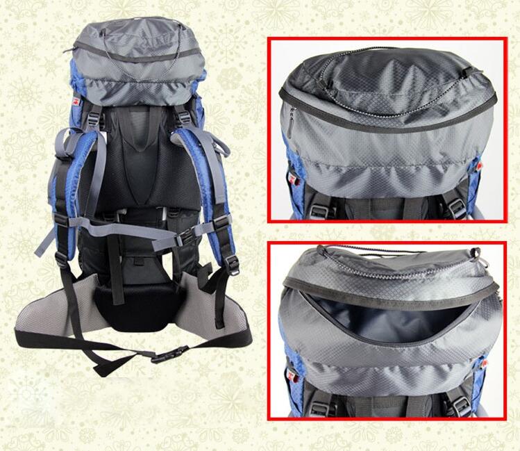 Creeper Uomini Zaino In Nylon 60L Impermeabile Zaini Cornice Esterna di Alta Qualità Borsa Da Viaggio Arrampicata Escursione di Campeggio del Sacchetto di Montagna