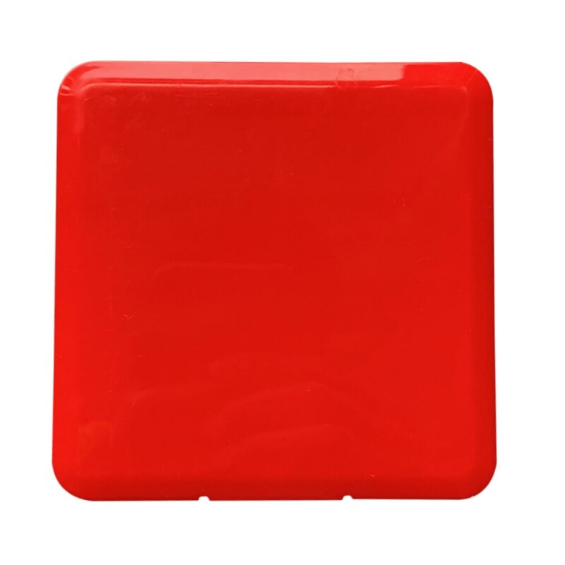 Engangsmaske opbevaringsboks tørreskab vådservietter dispenser vådt papirhåndklædeæske opbevaring letvægtsholder holdbar: Rød