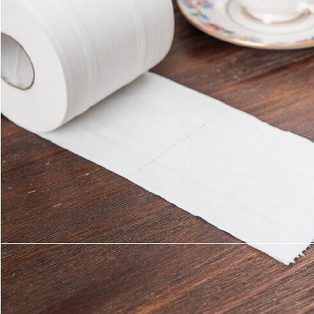 10 rolls 3 Ply Toilet Tissue Soft Paper Home Washroom Roll Paper For Household Bathroom Sanitary Supplies