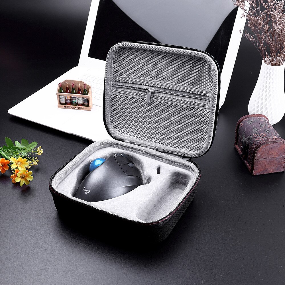 Voor Logitech Muis Opbergtas Doos For A Logitech Mx Ergo Muis Tas Shockproof Draagbare Tas Eva Doos Zwart assurance