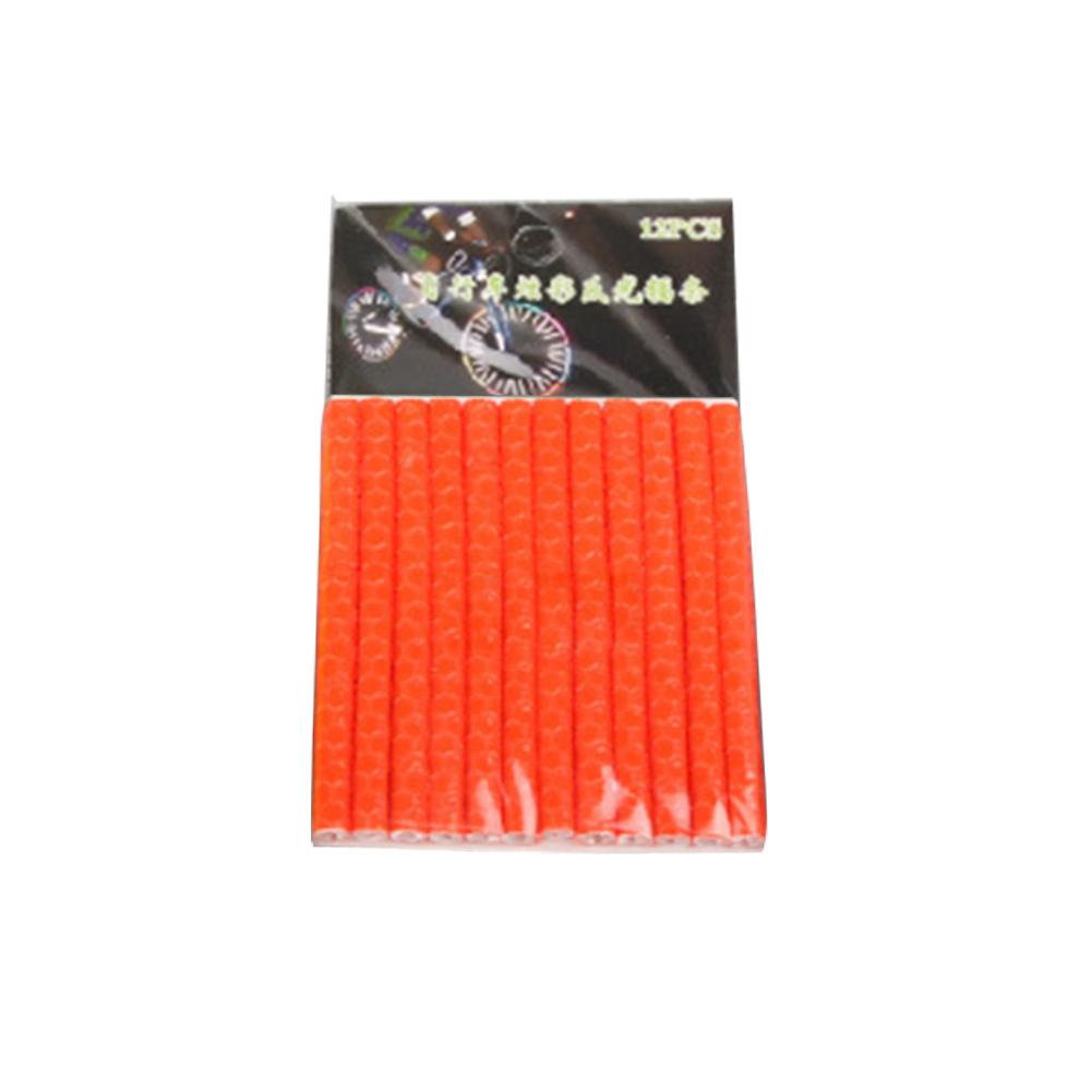 1 Pack Of Bicycle Colorful Reflective Spokes UV Resistant Waterproof Abrasion Resistant Reflective Strips Bicycle Upgrade: Orange