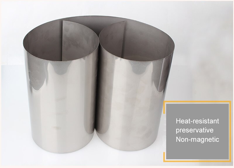 Grubość 0.2mm, pas z folii tytanowej, czysty tytan z blachy tytanowej, folia tytanowa o wysokiej czystości, odporność na korozję, wysoka temperatura