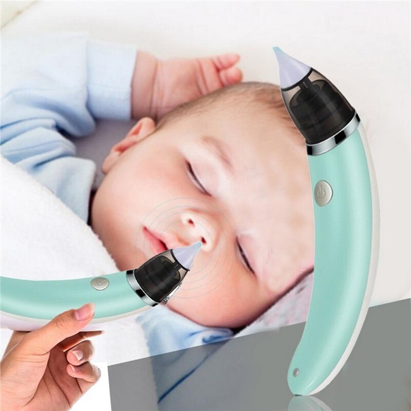 CYSINCOS Sicher Elektrische Kleinkind Neugeborene Babys Hygienische Schnell Rotz Saugnapf Saug-Nase Reiniger Kleinkinder Nasensauger