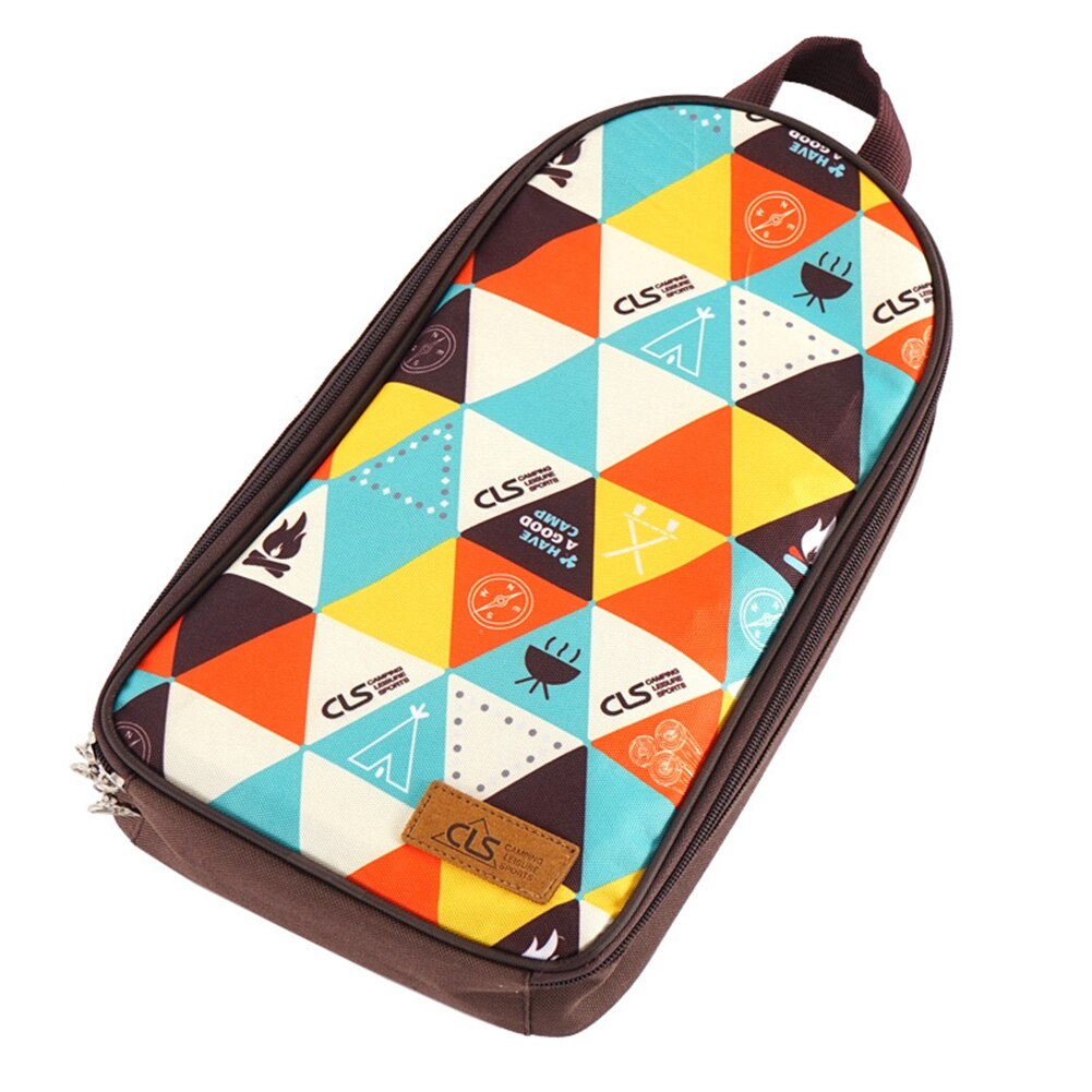 Camp Kitchen Utensil Organizer Travel Set Portable BBQ Camping Cookware Handbag: C