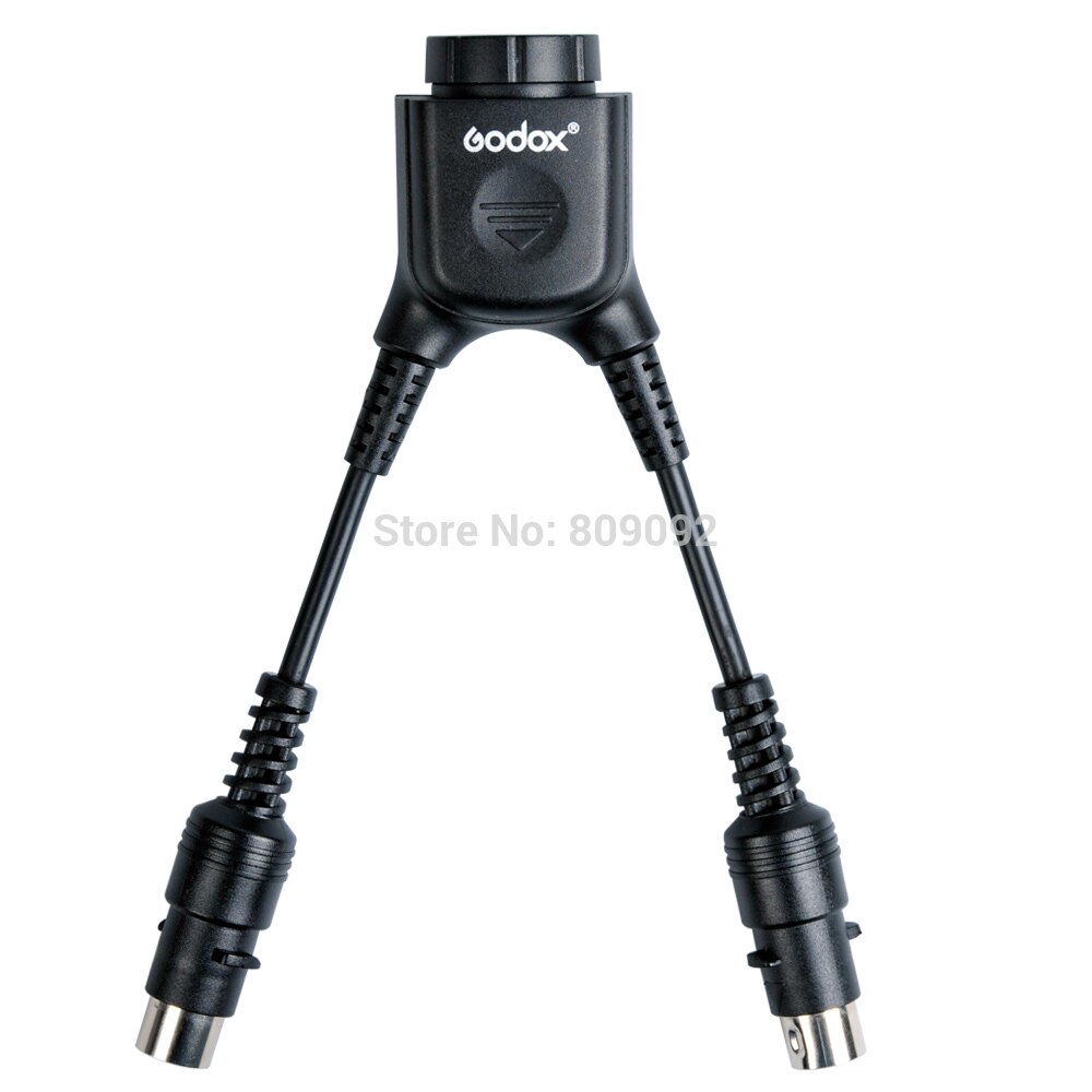 fotografie accessoires godox db-02 kabel y adapter 2 1 voor propac power pack pb960 flash ad360 ad180