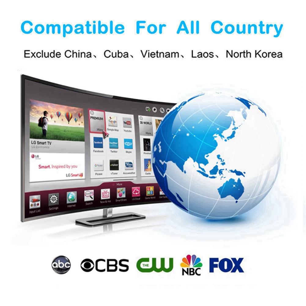 Indoor TV Antenna+ Digital Aerial HD Freeview Amplified Thin HDTV 450 Mile Range HD Digital TV Antenna Receiver r60