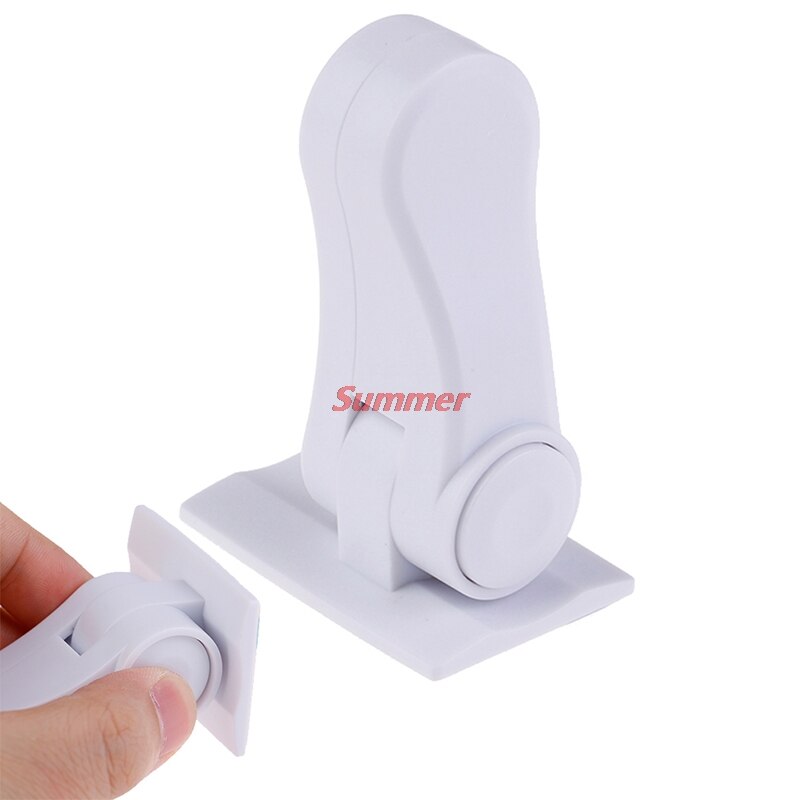 1Pcs Plastic Child Safe Security Window Door Sash Lock Safety Lever Handle Sweep Latch