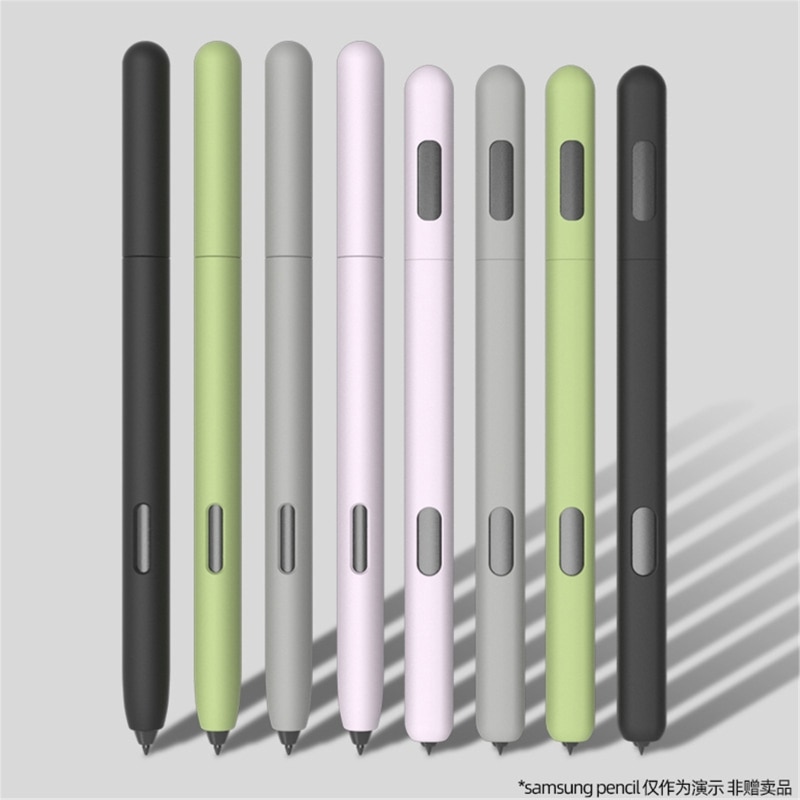 Eenvoudige Potlood Case Tablet Voor Samsung Galaxy Tab S6 S7 S-Pen Cover Leuke Cartoon Tablet Siliconen Potlood case