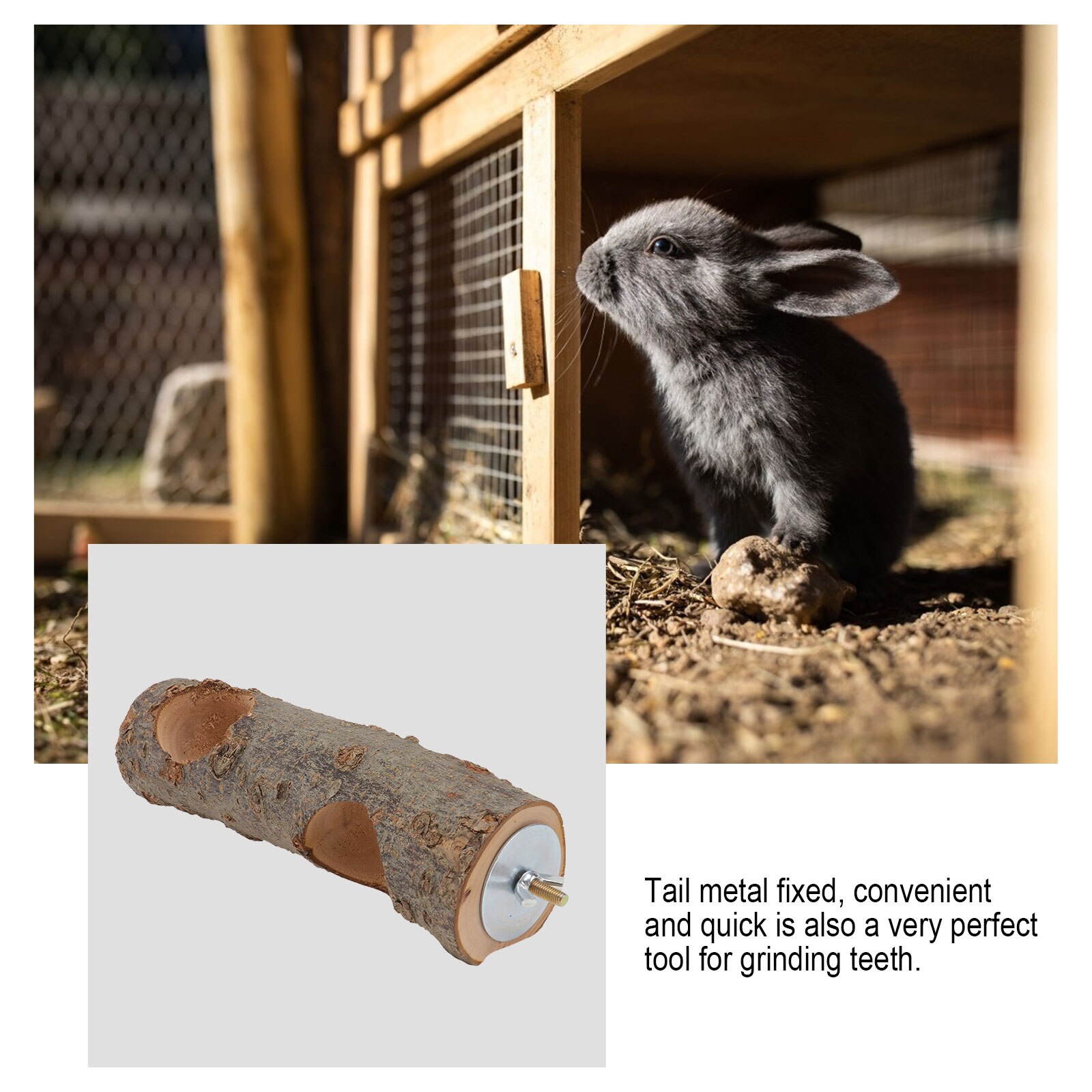 1pc Applewood Pet Food Rack Multifunctional Hollow... – Grandado