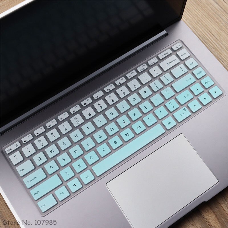 For Xiaomi RedmiBook 16 Laptop AMD Ryzen 4500U 4700U Redmi Book 16.1 Inch Notebook Silicone Keyboard Cover Skin Protector: GradualSkyblue