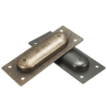 Rustfritt stål støpejernsdør skyveskap møbelhåndtak innsats vintage 92.5x 36mm 2 type