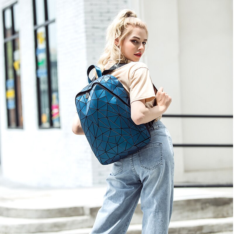 Mochila sacos para mulheres moda mochilas escolares para mujer saco de viagem geométrico para meninos