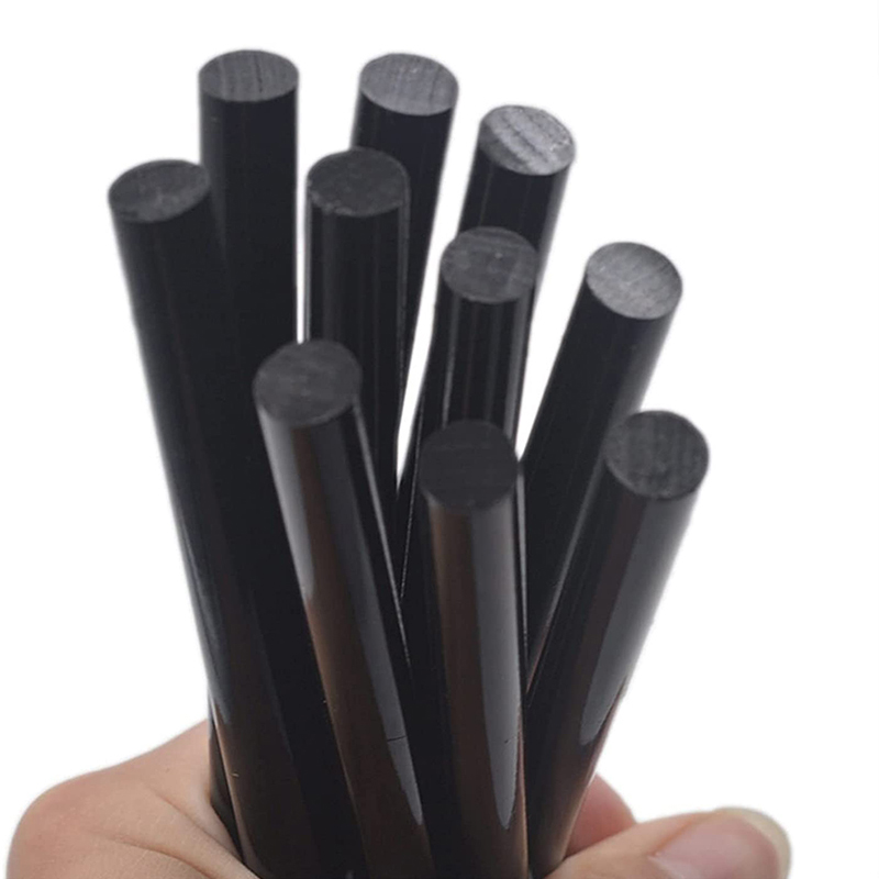 12 pz auto ammaccatura Colla bastone 7mm/11mm forte Adesivo auto corpo colore Riparazione caldo sciolto Striscia Nera Riparazione auto Colla bastone strumenti