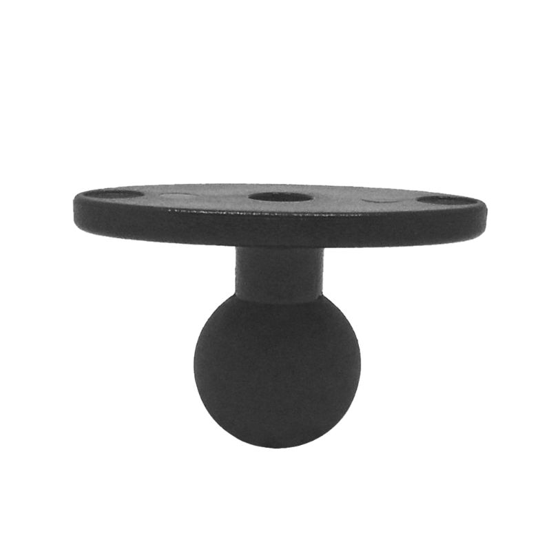 Plaque de support d'adaptateur de montage de tête de boule en caoutchouc pour supports de Ram pour Gopro caméra Smartphones bras d'extension pour Garmin ZUMO plaque Acc