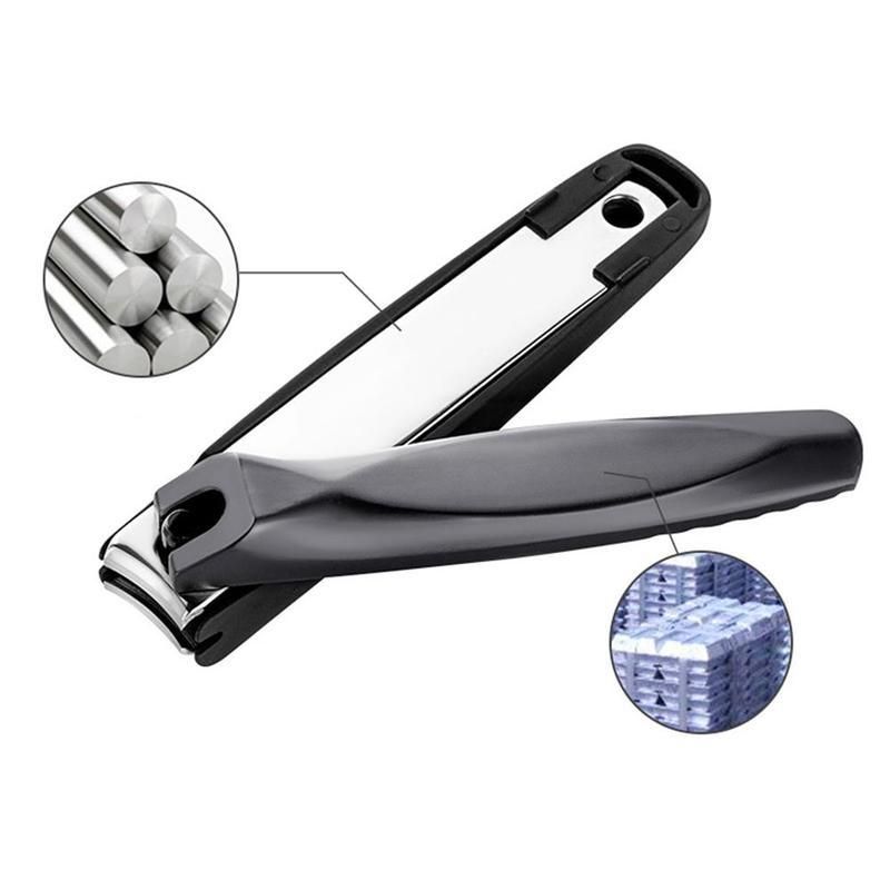 Splash-proof Nail Clippers Profession Nail Toe Clipper Cutter Trimmer Scissor Stainless Steel Fingernail Manicure Pedicure Tools