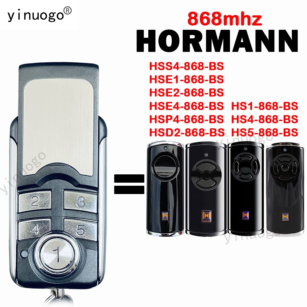 Hormann HS5 868 Bs Afstandsbediening Hormann Hs 1 2 4 5 HSE2 HSE4 HSS4 HSP4 HSD2 Bs 868.3Mhz garagedeur Afstandsbediening 868Mhz