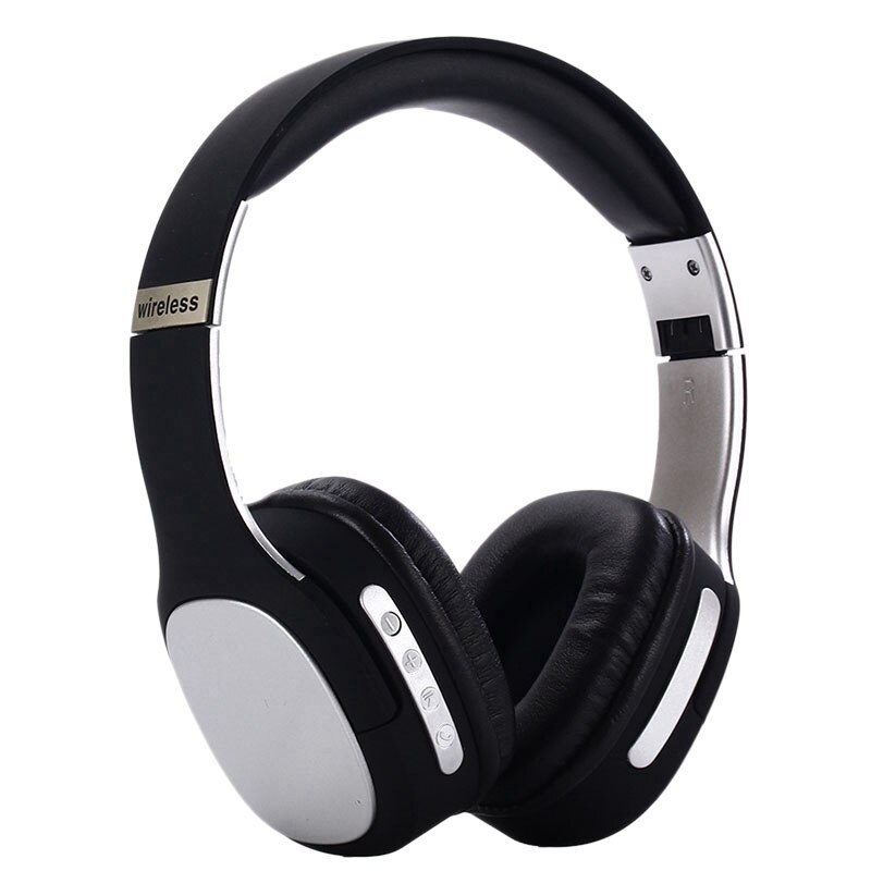 Auriculares EK-MH3 con micrófono incorporado, Bluetooth 5,0, tarjeta enchufable, plegables para escuchar música: Silver