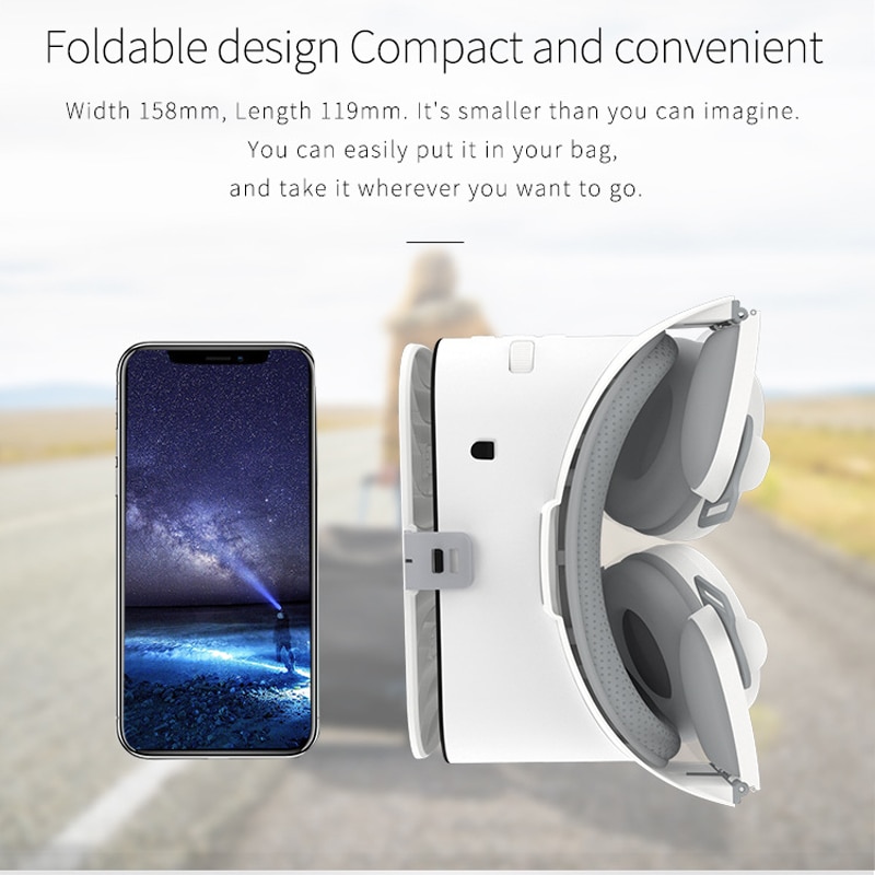 Bobo vr  z6 bluetooth 3d briller virtual reality box google pap stereo mikrofon headset hjelm til 4.7-6.2 " smartphone+joystick