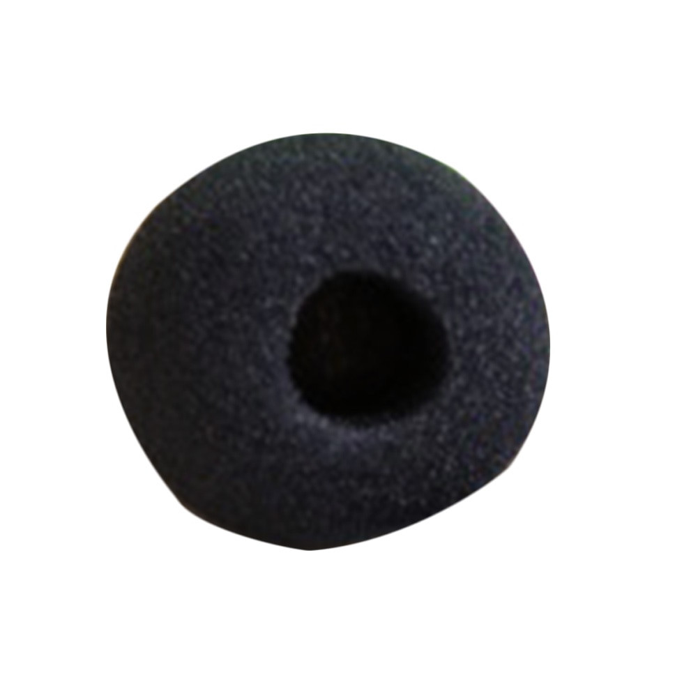 10pcs/set Mini Black Microphone Pad Headset Windscreen Soft Sponge Foam Pad Mic Covers Protector Microphone Accessories