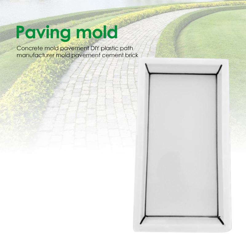 Reusable DIY Manually Paving Cement Brick Concrete Mould Garden Path Maker Home Garden Supplies Pavement Mold Path Maker Props