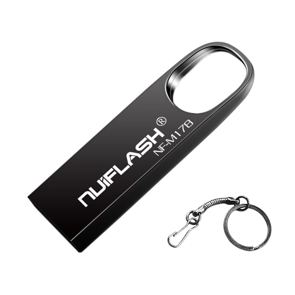 USB Flash Drive 4/8/16/32/64GB High Speed USB Flash Drive U Disk memory Stick Pen met Sleutelhanger: 32GB / Grey