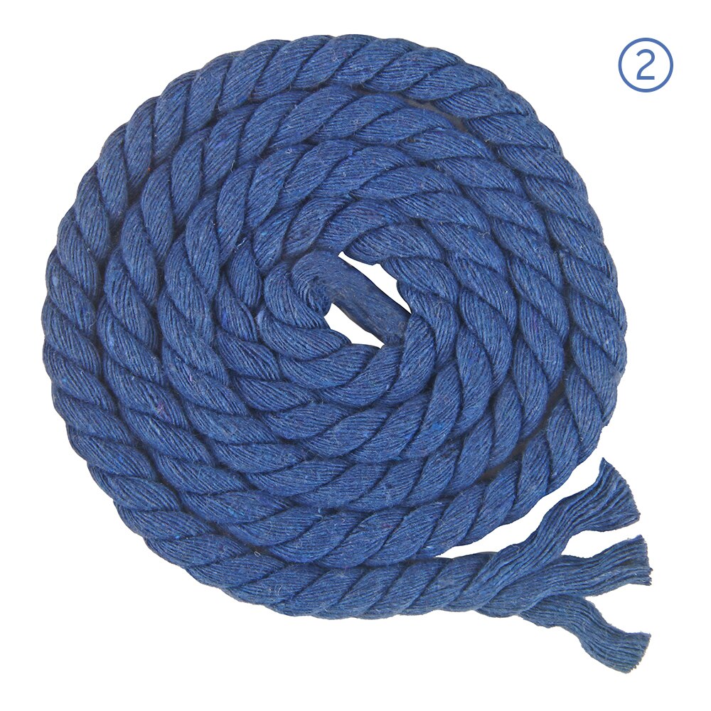 8mm Baumwolle Seil 10 Meter 3 Aktien Twisted-Cords Für Home Textil Handwerk Dekoration Tasche Kordelzug Gürtel DIY Lanyard gewinde Schnur