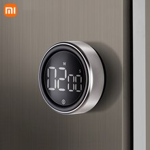 Xiaomi Youpin Digitale Kookwekker Magnetische Countdown Timer Met 3 Volume Niveaus 2 Antislip Pads Ei Met Grote led Scherm