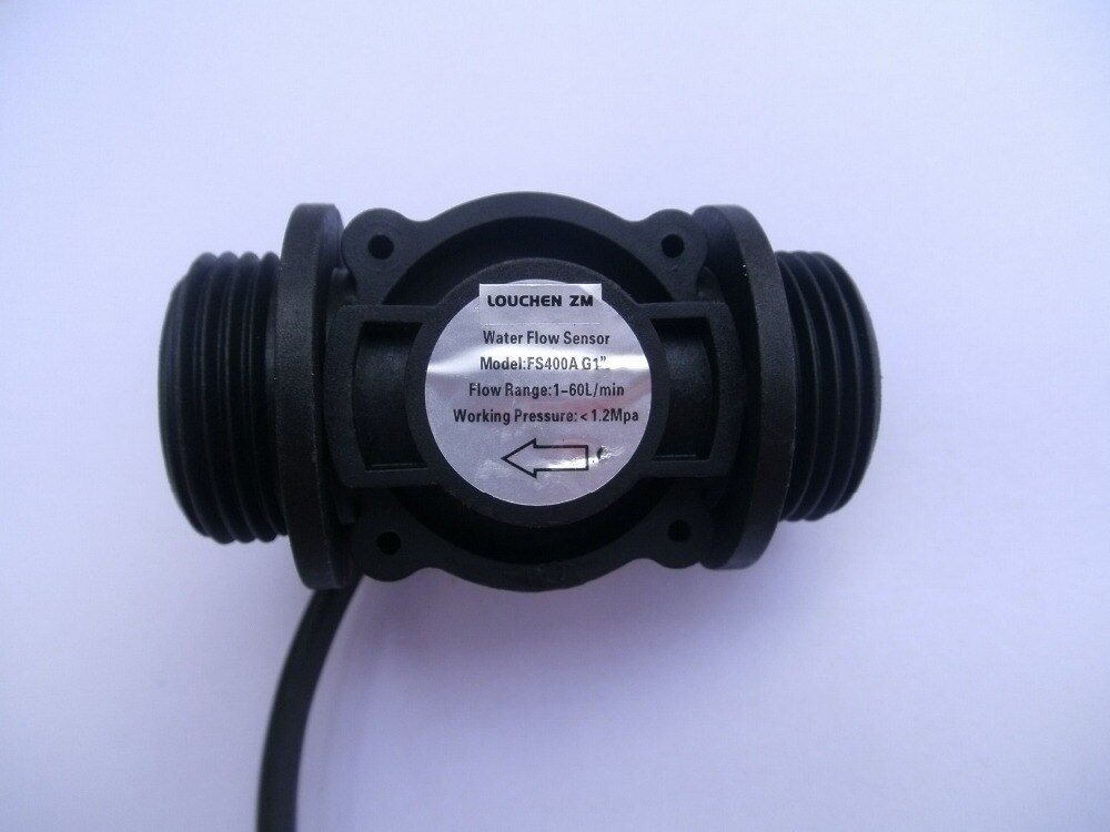 G1 &quot;Water Flow Hall Effect Sensor Switch Flowmeter Counter 1-60L/Min