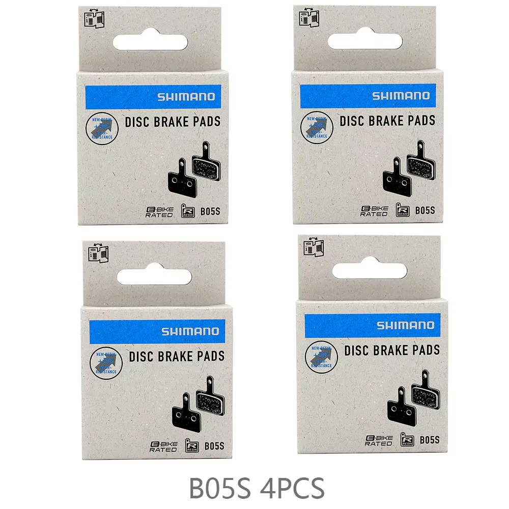 SHIMANO B05S Hars Schijfremblokken Voor BR-MT200 MT400 UR300 MT500 M355 M375 M415 M446 M485 M525 Voor MTB Fietsonderdelen: Bordeaux