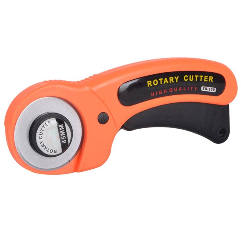 1Pc 45mm Fabric Cutter Rotary Cutter Textile Cutter Fabric Circular Quilting Cutting Patchwork Leathercraft Sewing Tool