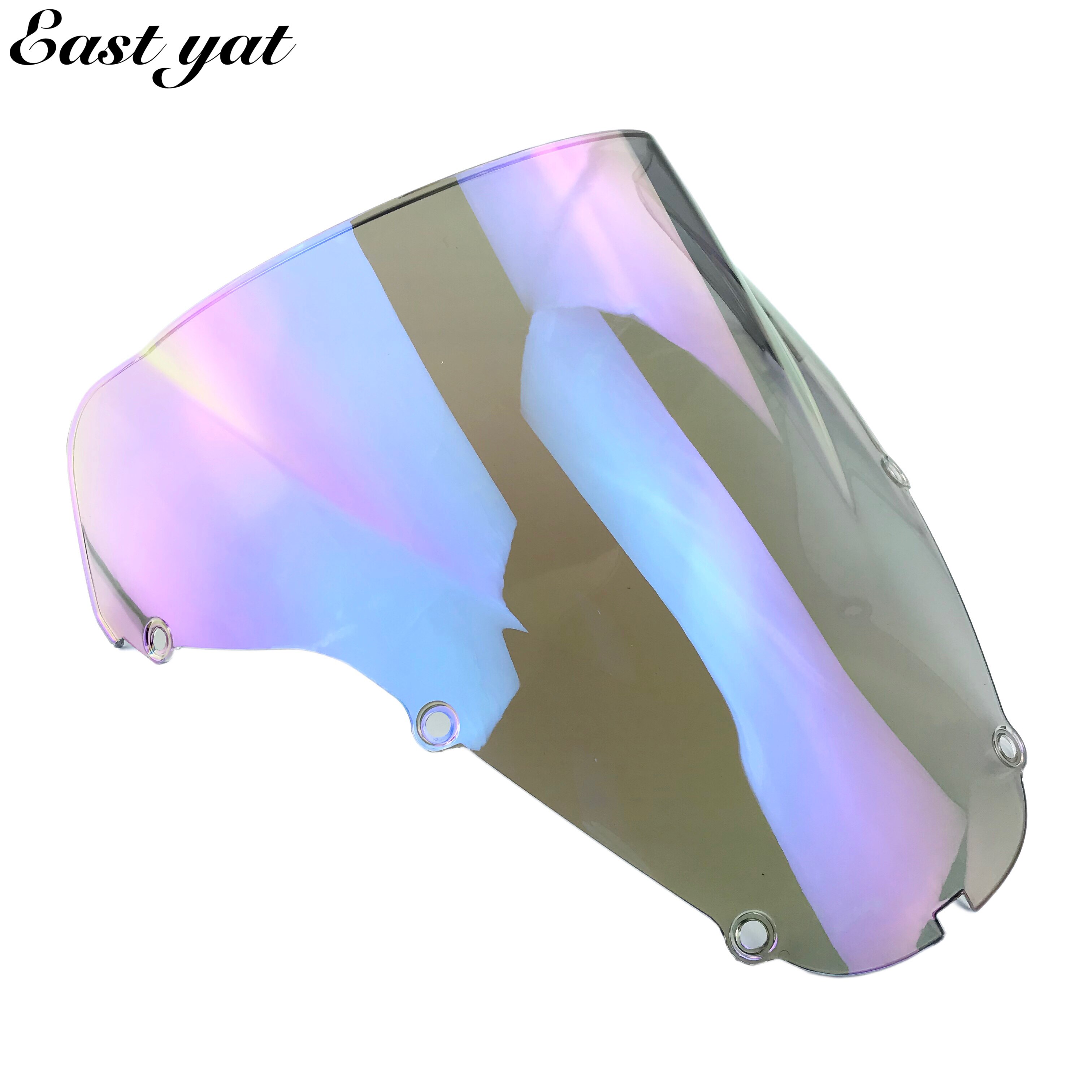 Pare-brise à Double bulle en iridium transparent, pour Honda CBR 900 RR CBR 929 RR 2000 CBR 900RR 00 01: Clear iruidium