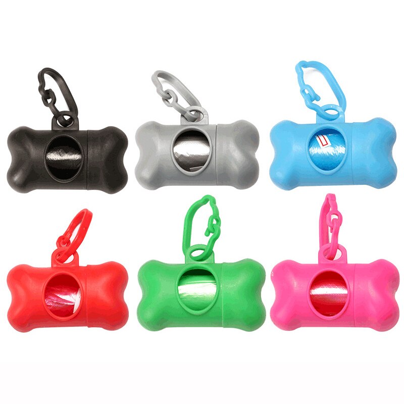 Huisdier Afvalzak Dispenser Voor Hond Afval Tas Houder Plastic Vuilniszak Dispenser Carrier Case Hond Huisdier 10 Roll Afval kak Tassen
