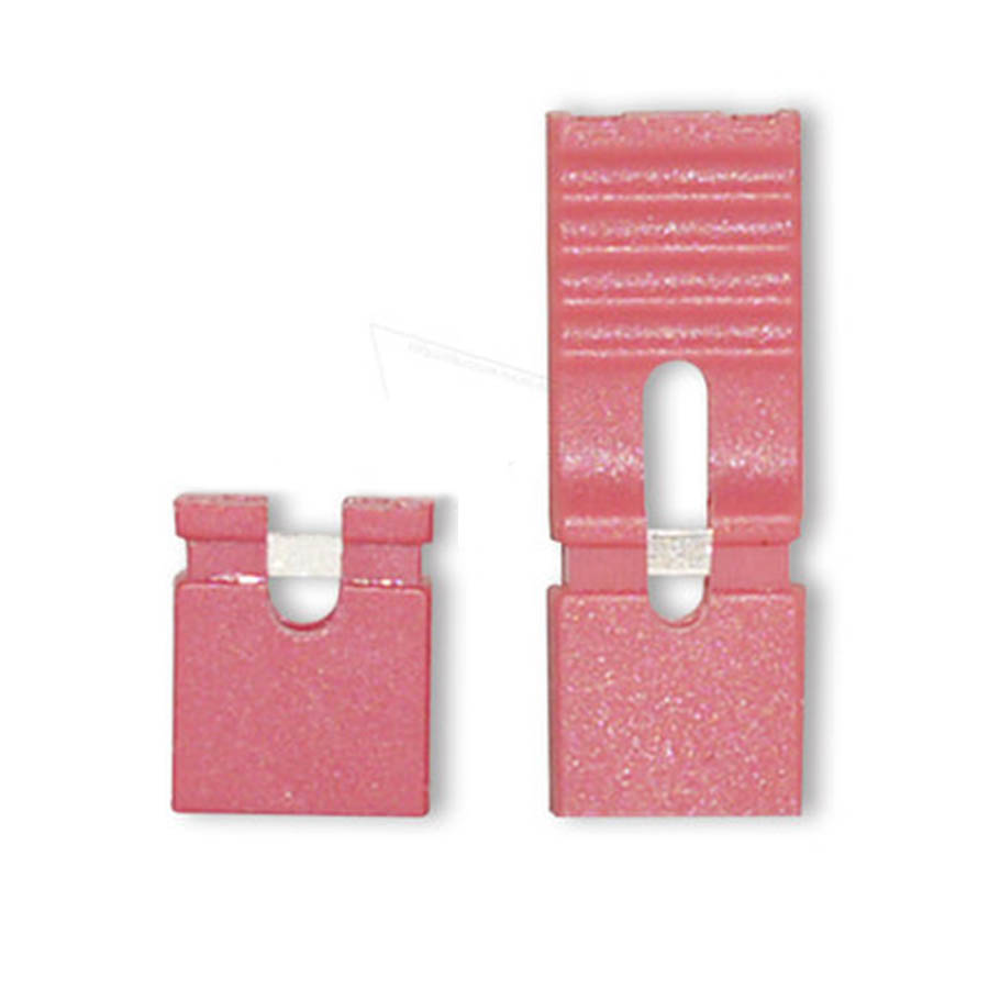 50 st 2.54mm pitch jumper cap pin header kontakt kort / lång typ jumper plug lock gör det själv reparationsdelar