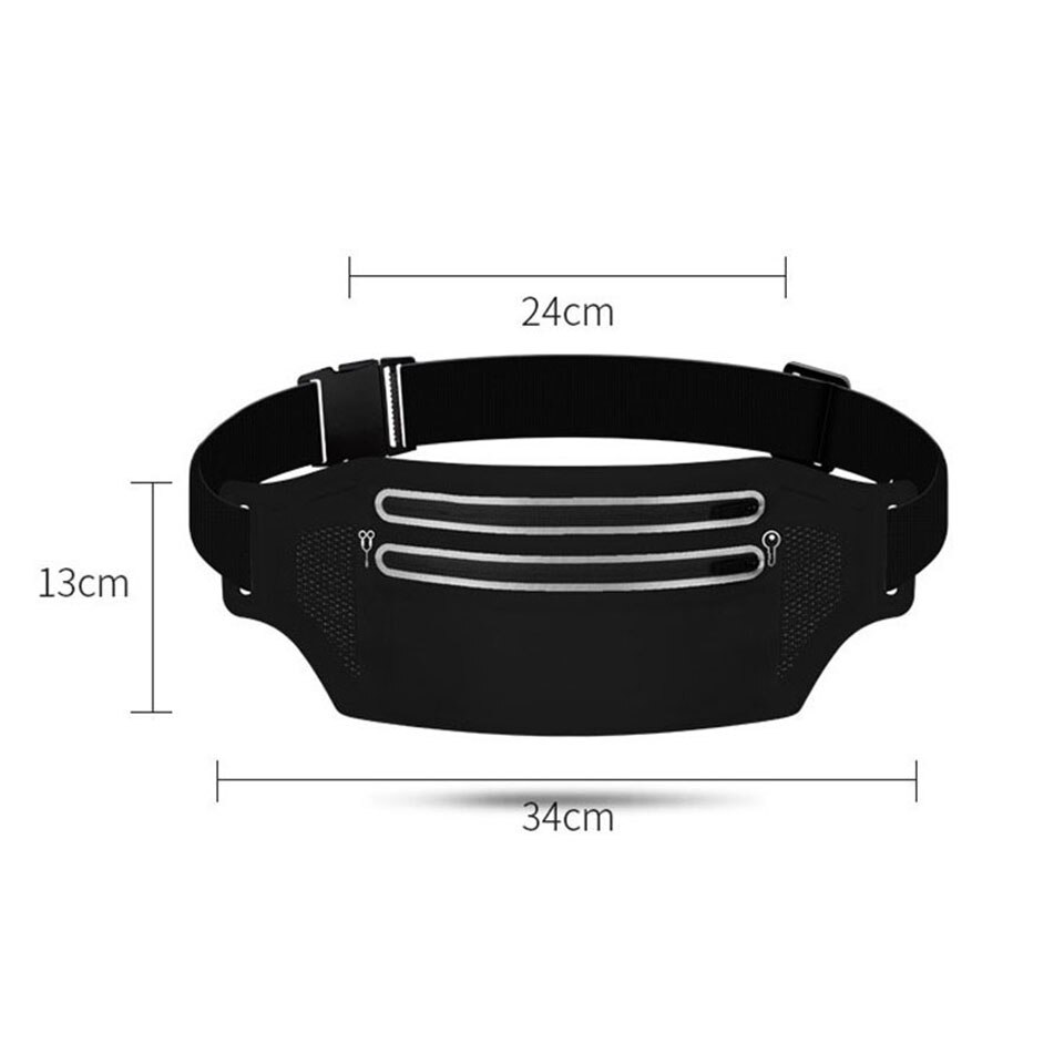 Trail Running Bag Waterproof Running Waist Bag Reflective Fanny Pack Men Women Jogging Marathon Belt bag Gym Fitness Bag