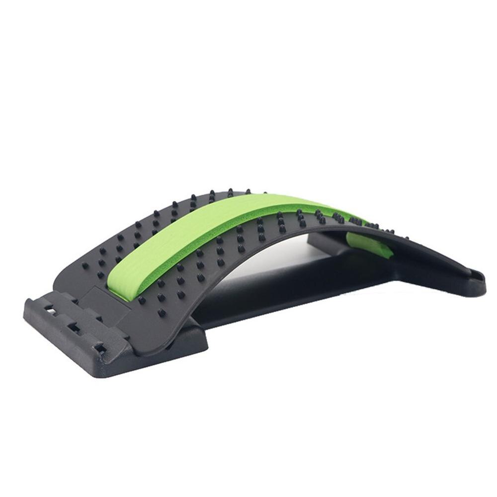 Terug Brancard Board Tractie Acupunt Massage Fitness Taille Wervelkolom Ondersteuning Pijnbestrijding Chiropractie: Green