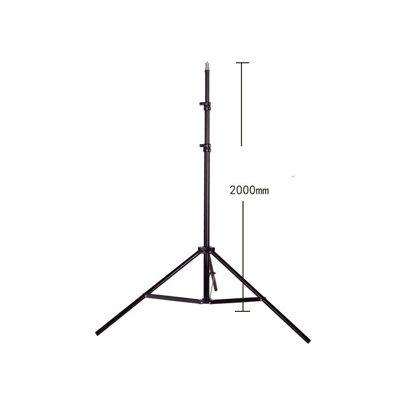 110 160 200cm Photography Tripod Light Stands For Photo Studio Relfectors Softboxe Lame Backgrounds Video Lighting Studio Kits: 200cm tripod