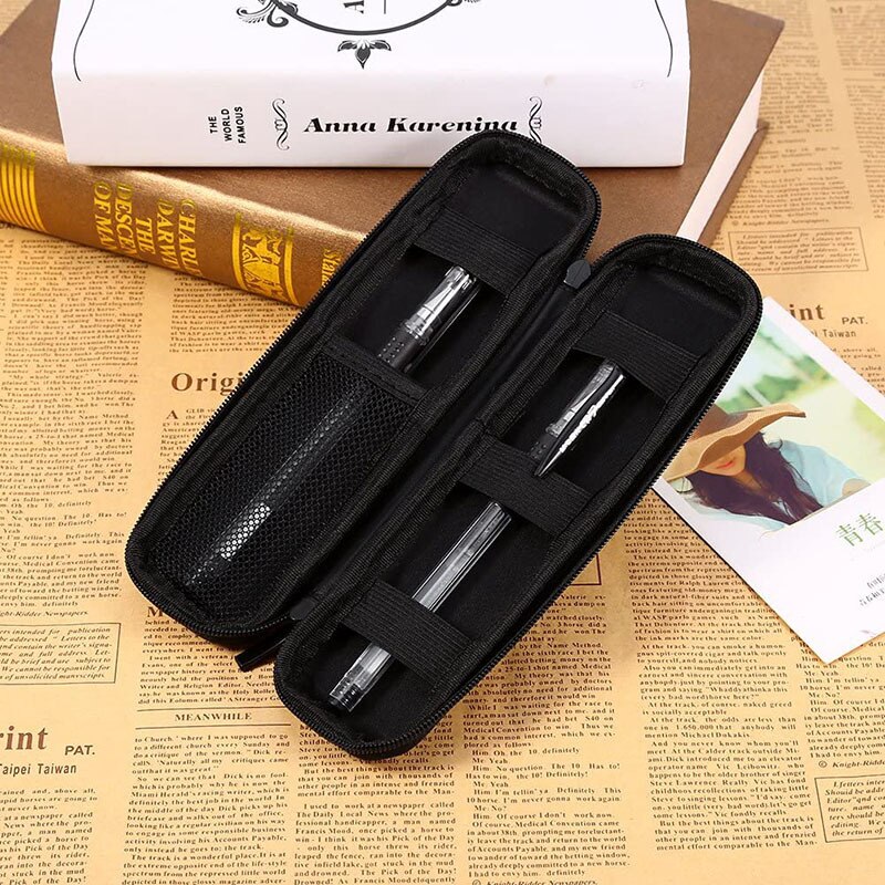Astuccio EVA astuccio per matite astucci per matite da viaggio per ufficio regali per borsa per bambini contenitore per penna cavo per caricabatterie per telefono: A3 Two pens