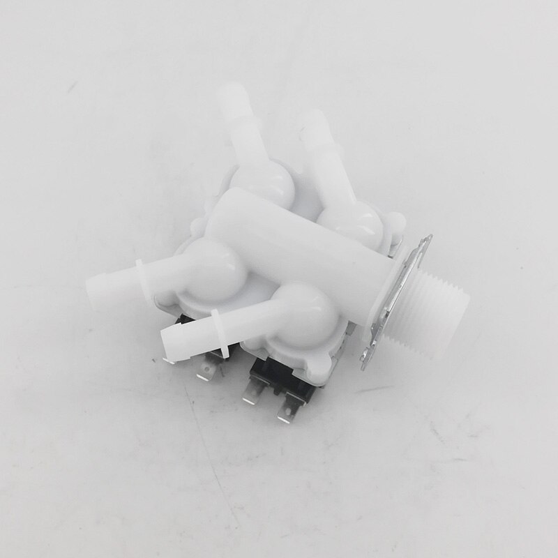 Baja presión de agua y gran flujo, válvula solenoide de 4 vías, VÁLVULA DE control DE FLUJO de 12V 24V para máquina de Ro y bebidas
