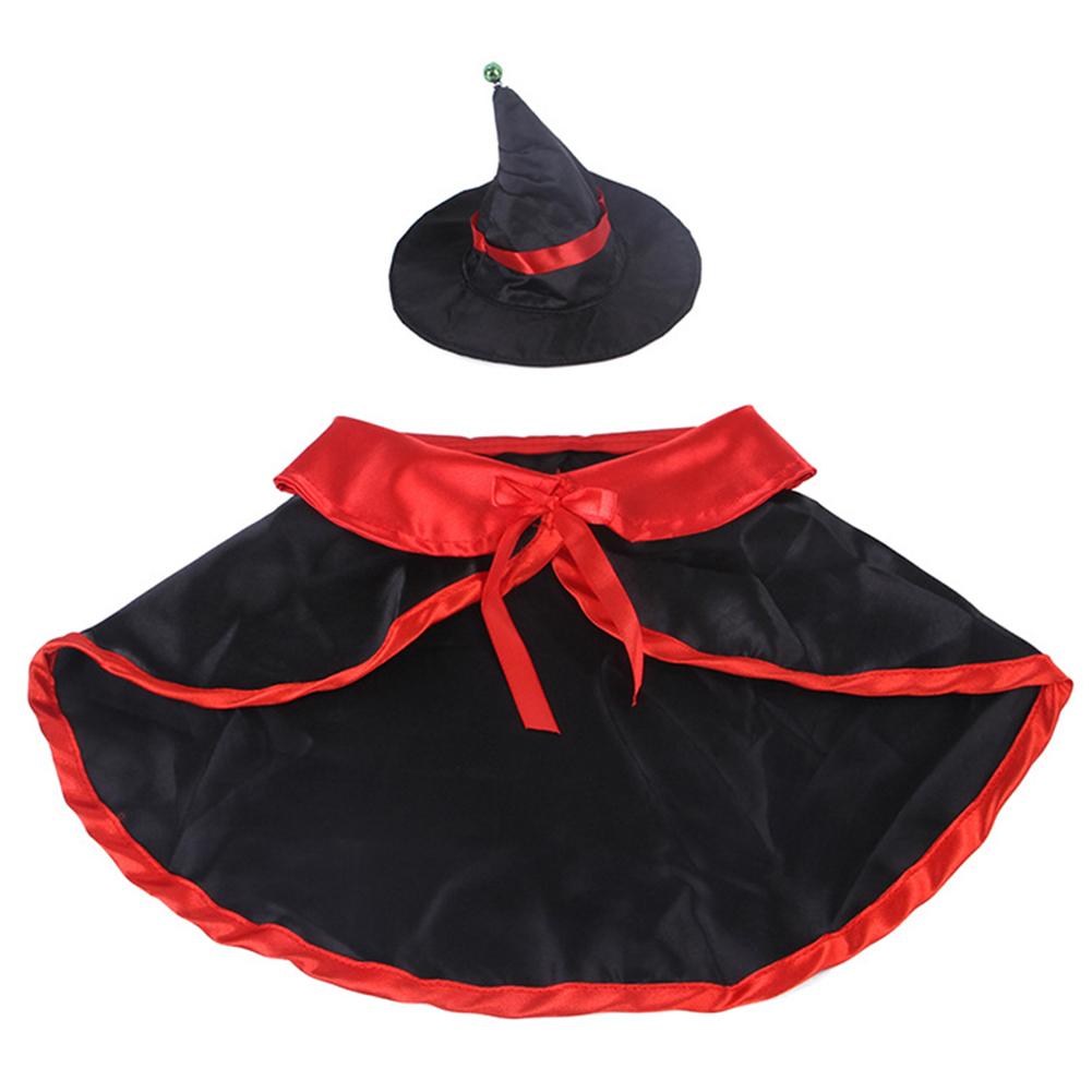 Huisdierkat cosplay mantel kostuum hoorn halloween huisdier kostuums schattige cosplay vampier mantel cape hond pet met cosplay hoorns 40a