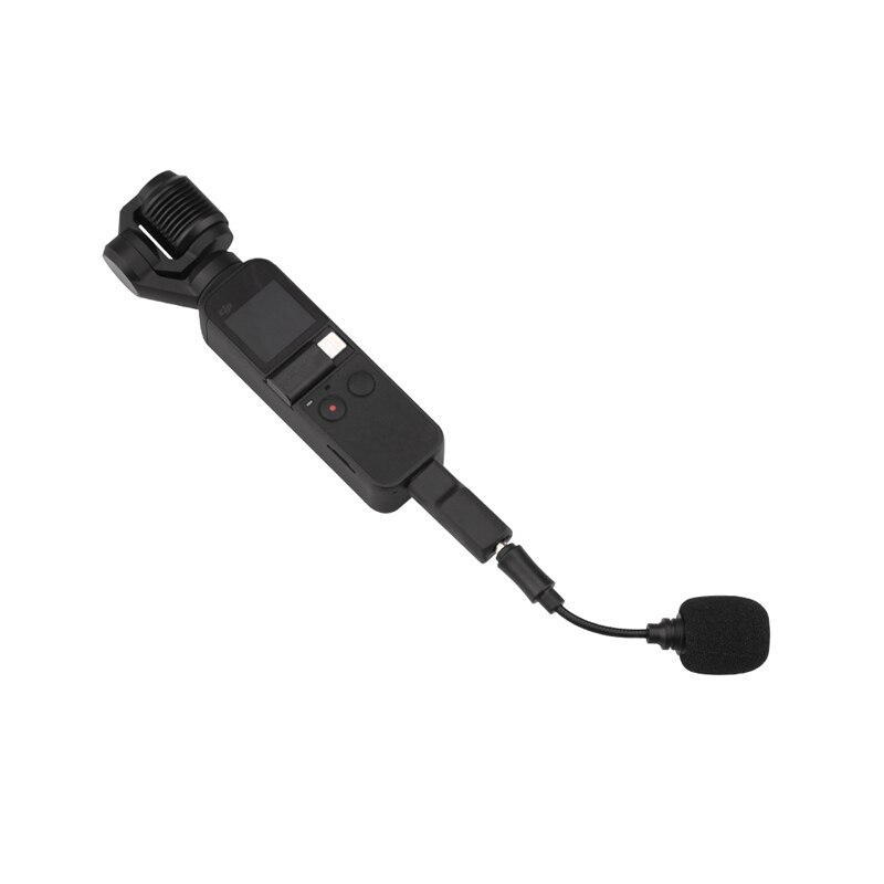 3.5mm adapter til dji osmo lomme mini lavalier klips mikrofon mikrofon lydadapter til osmo handling kamera forlengelse tilbehør