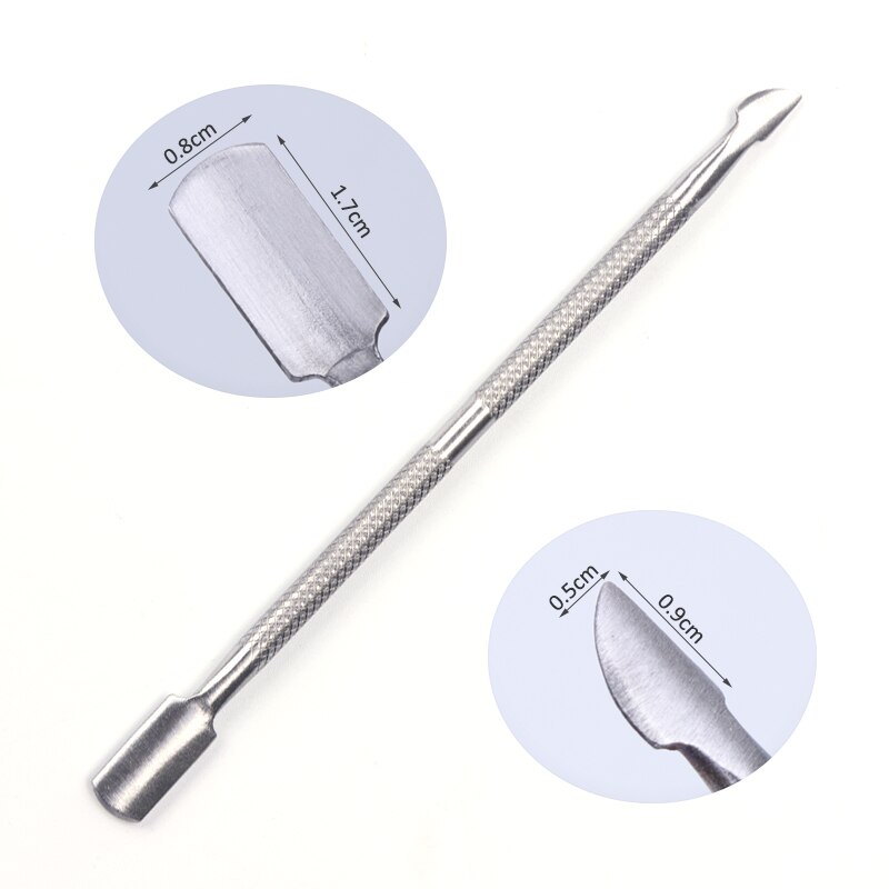 STZ 3 sztuk/zestaw gwóźdź Sztuka nożyce nożyczki profesjonalne odpychacz robić skórek szczypce frezy łyżka widelec trymer stylizacja manicure narzędzie NC385