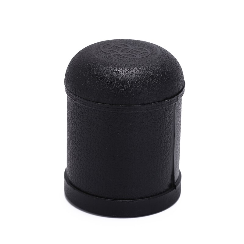 1pc tasse à dés 7.5Cm X 10Cm matière plastique noir jeu jouet en plastique tasse à dés secouant la tasse